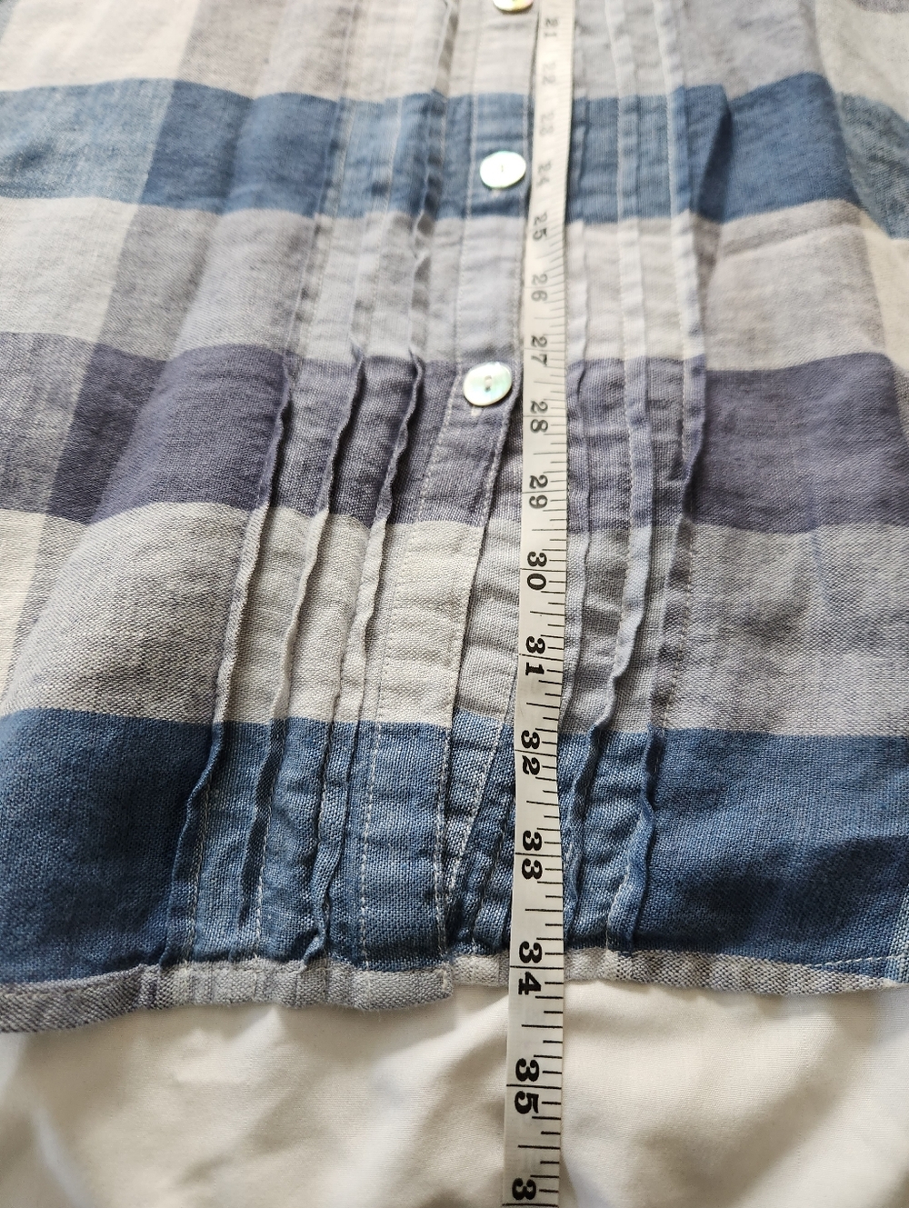 Matchpoint Linen Tunic Button Front Large - Picture 8 of 8